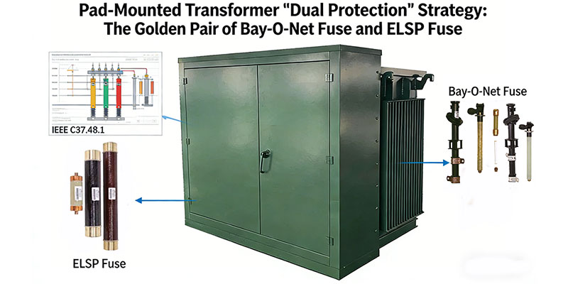 Pad-Mounted Transformer “Dual Protection” Strategy: The Golden Pair of Bay-O-Net Fuse and ELSP Fuse